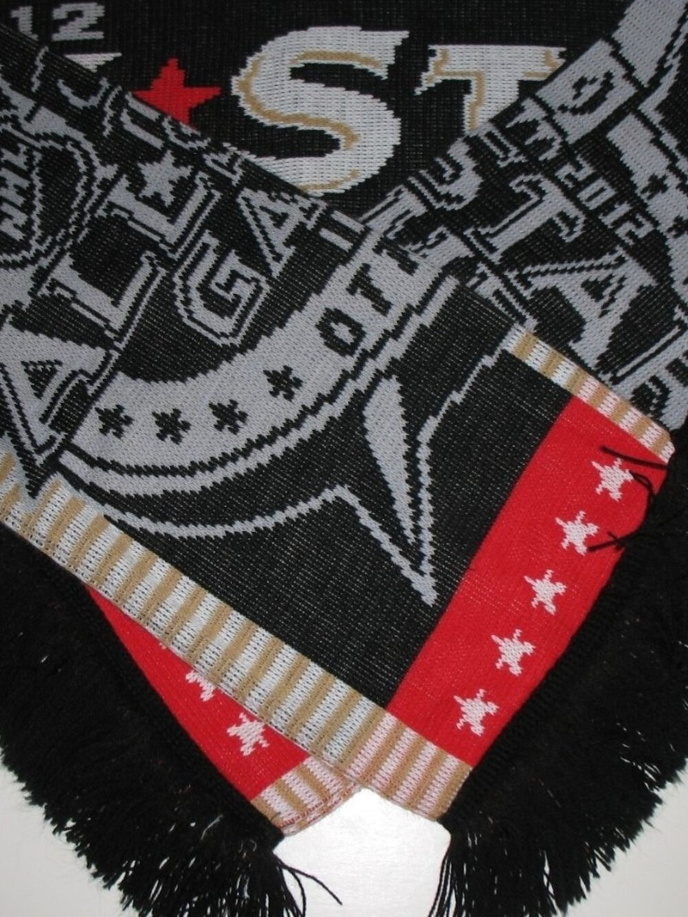 All Star Hockey Winter Scarf Reebok Face Off Collection Men's 2012 Game